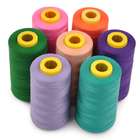S Twist 5000m 100 Spun Polyester Sewing Thread 40 / 2 50 / 2 Good Fastness